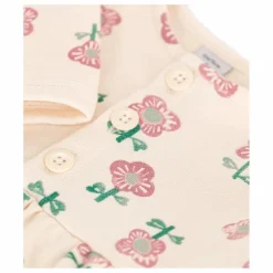 Petit Bateau Robe Molleton Fleurs Bébé || Robes