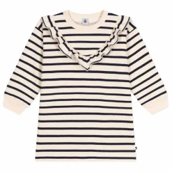 Petit Bateau Robe Molleton Rayée ||Enfant Robes, Combinaisons