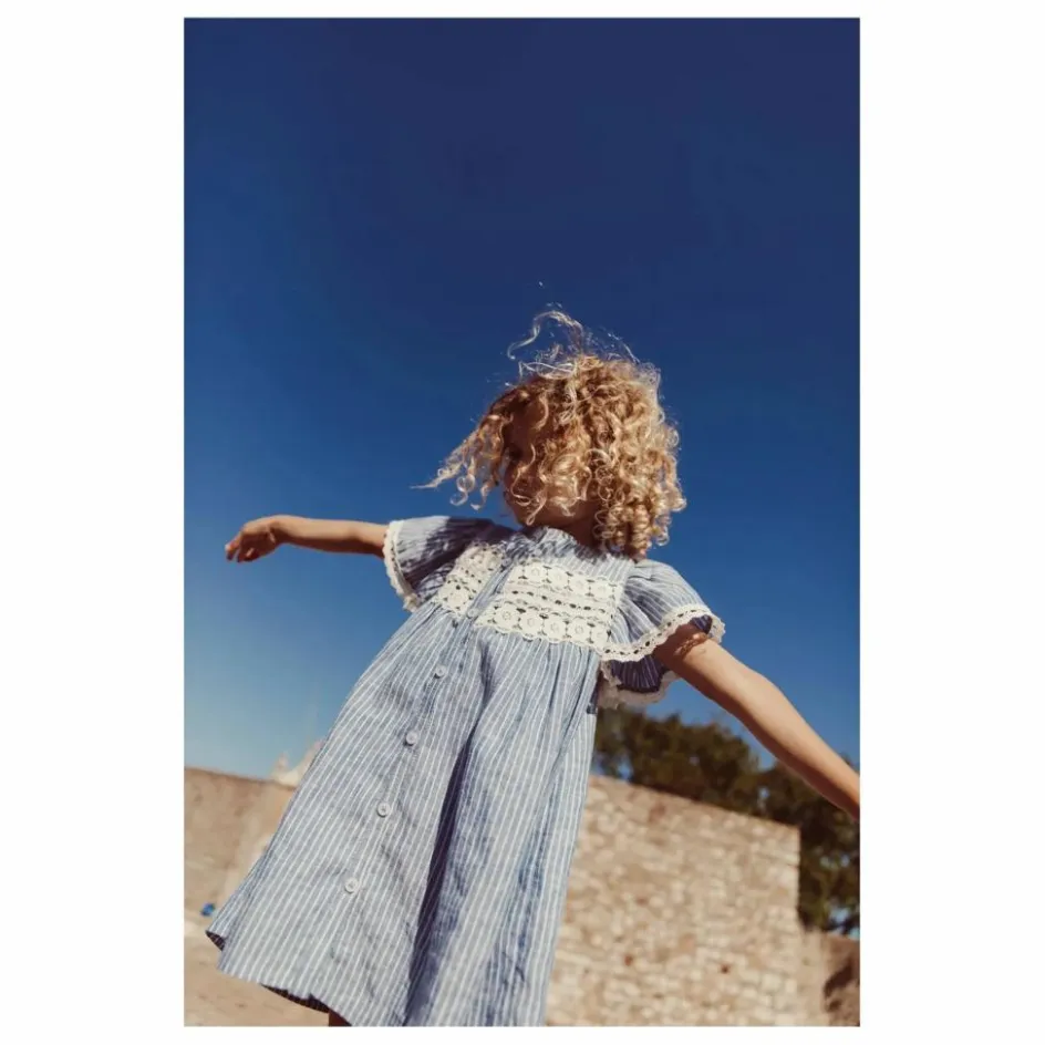 Best Louise Misha Robe Morlina Lin | Bleu