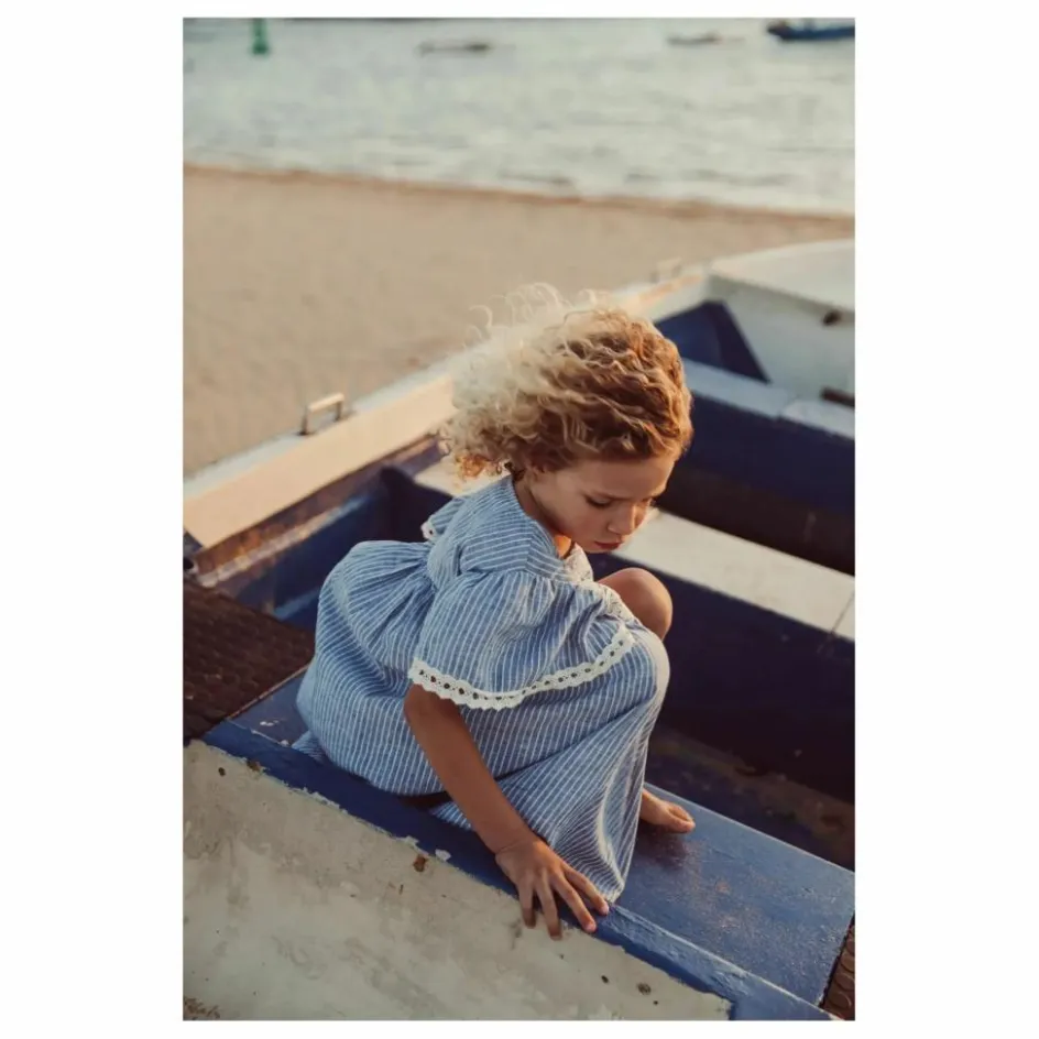 Best Louise Misha Robe Morlina Lin | Bleu