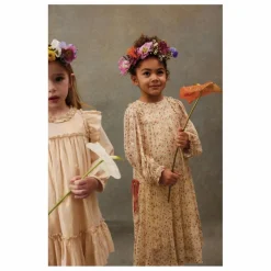 Online Louise Misha Robe Métalisée Nyna | Crème