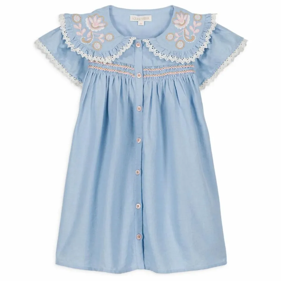 Enfant Louise Misha Robes, Combinaisons|Robes*Robe Nalina Chambray Coton Bio |