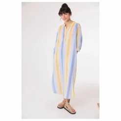 Online Sacrécoeur Robe Nina Cruz Coton Bio | Bleu