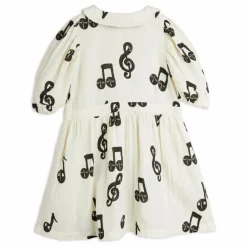 Mini Rodini Robe Notes Gaze de Coton Bio ||Enfant Robes, Combinaisons|Robes