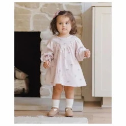 Sale Quincy Mae Robe Nœuds Gaze de Coton Bio | Lilas tLilas