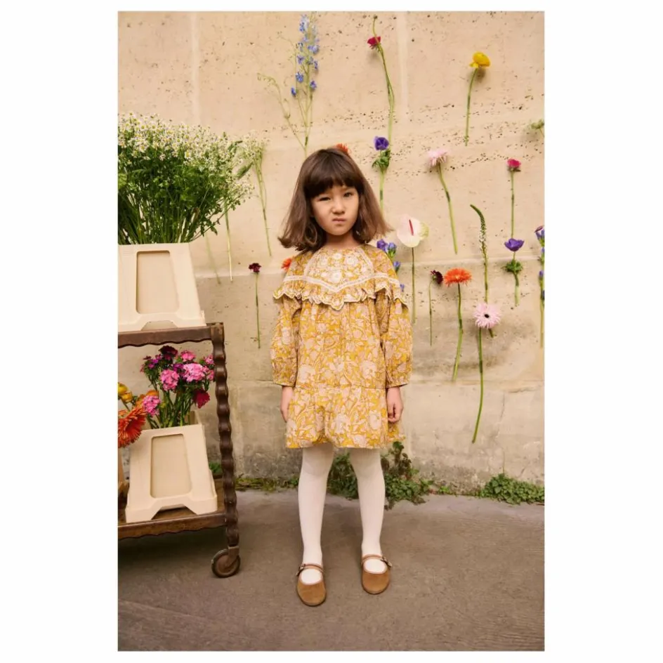 Enfant Louise Misha Robes, Combinaisons*Robe Orana Fleurie Coton Bio |