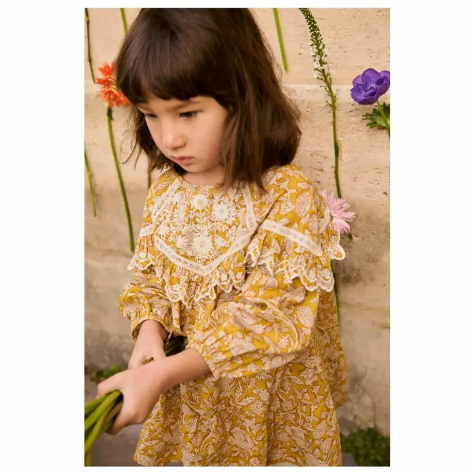Enfant Louise Misha Robes, Combinaisons*Robe Orana Fleurie Coton Bio |