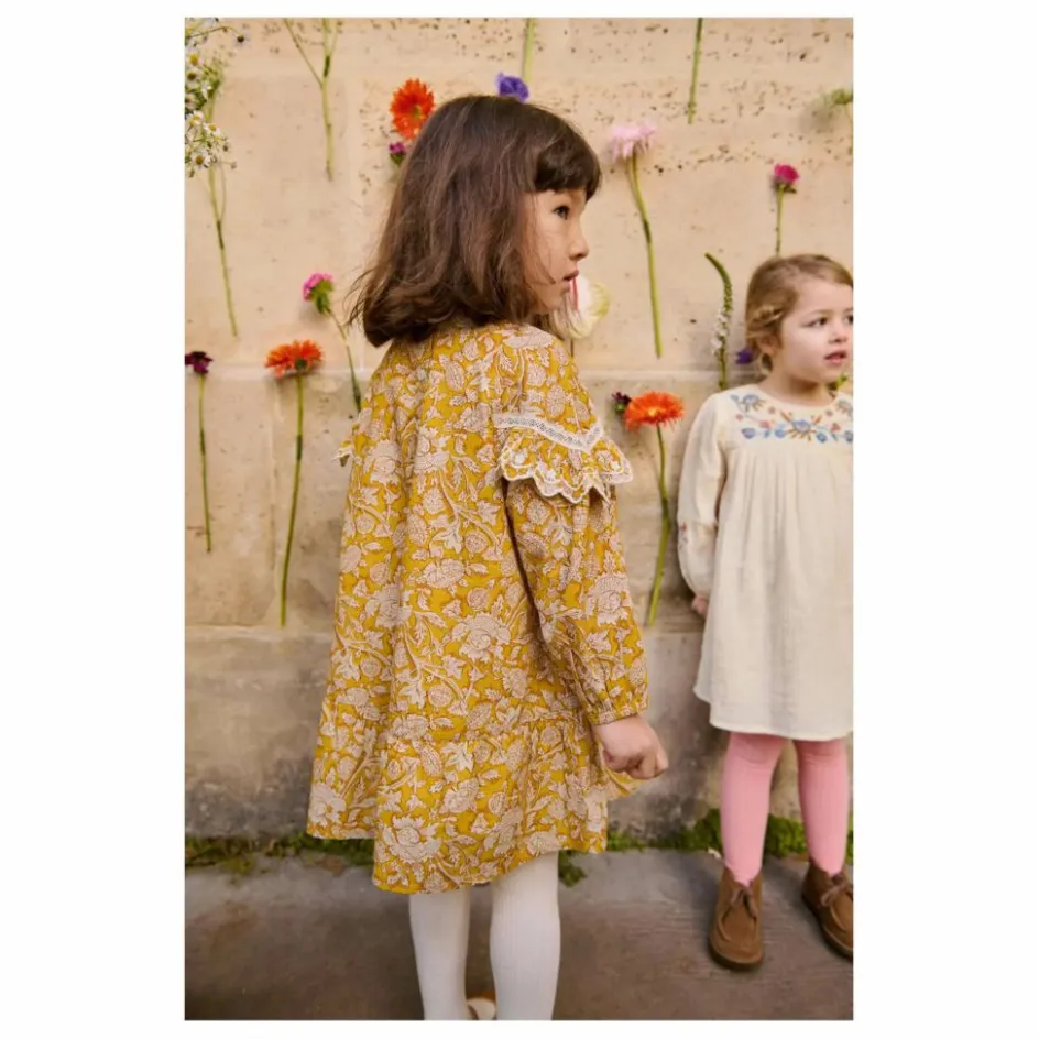 Enfant Louise Misha Robes, Combinaisons*Robe Orana Fleurie Coton Bio |