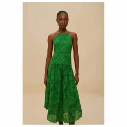 Hot Farm Rio Robe Palm Tree Eyelet | Vert