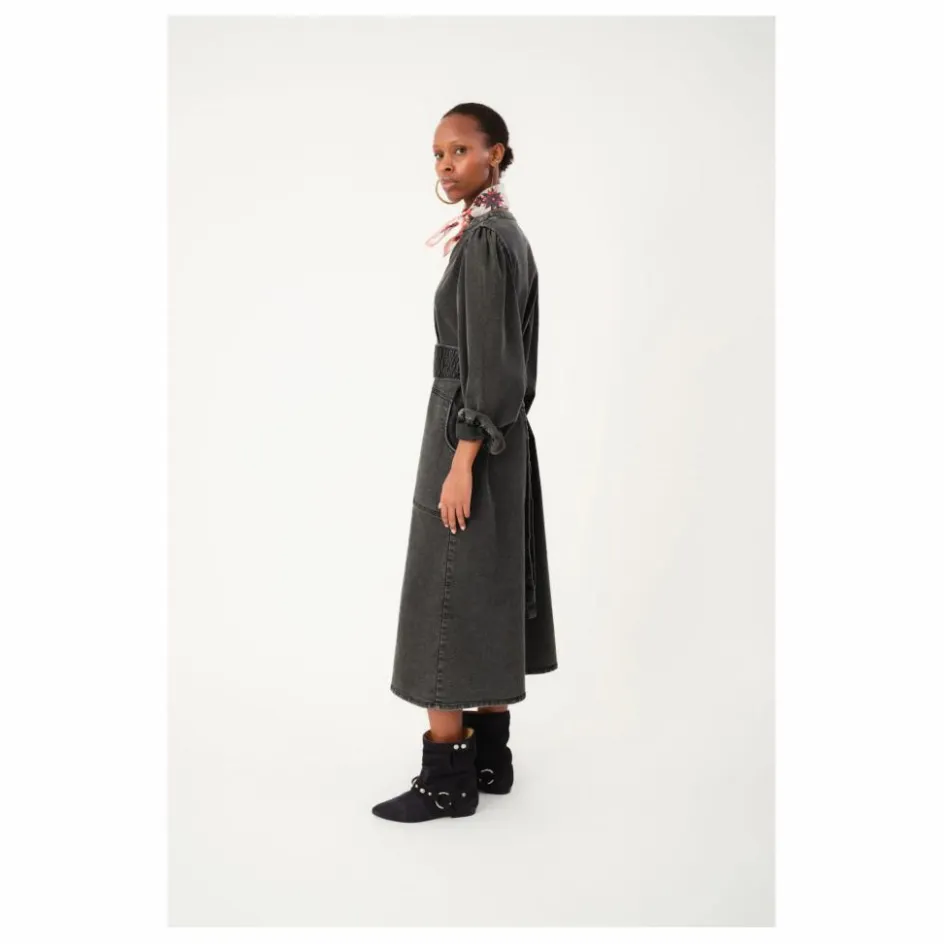 Online Robe Paris Ceinturée Denim | Femme Robes, Combinaisons
