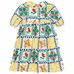 Maison Mangostan Robe Patchwork ||Enfant Robes, Combinaisons