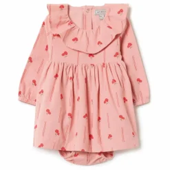 Best garbo&friends Robe Peony Velours Côtelé Mini | Rose