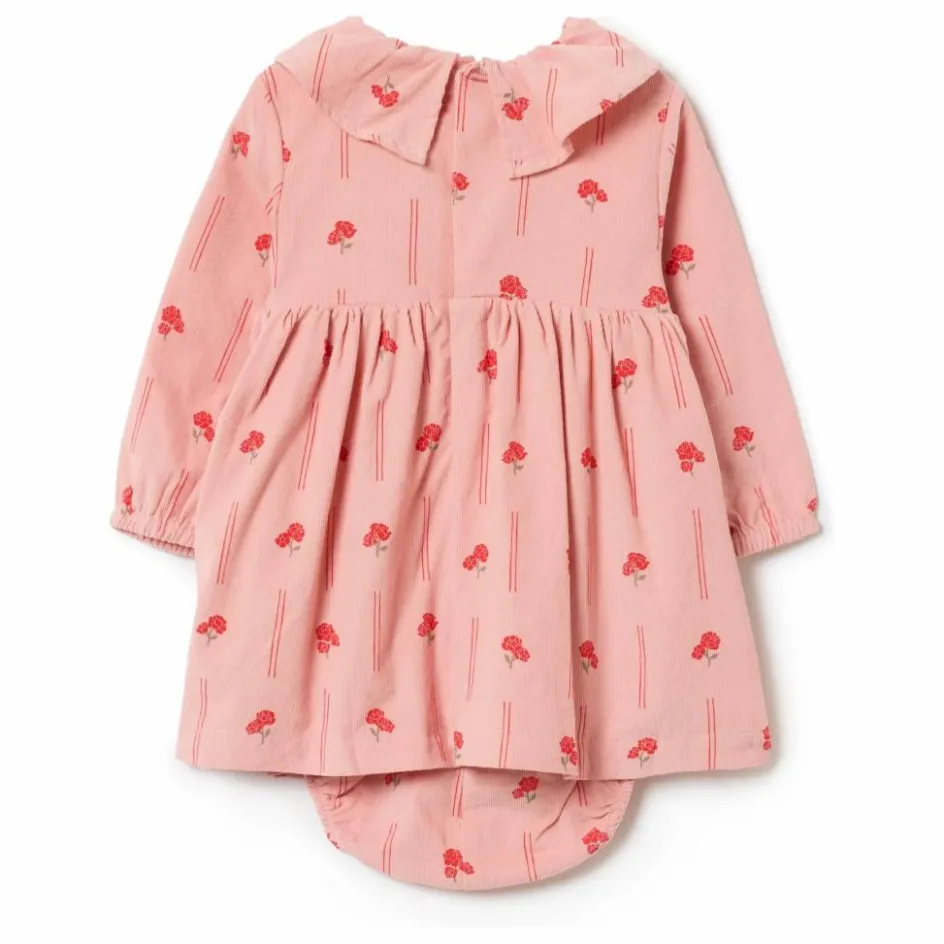 Best garbo&friends Robe Peony Velours Côtelé Mini | Rose