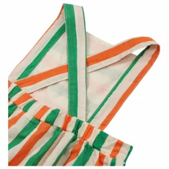 Clearance Bobo Choses Robe Pinafore Rayée | Ecru