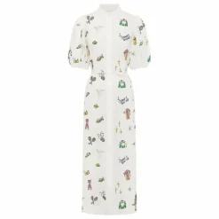 Femme Alémais Robes, Combinaisons*Robe Play Brodée Lin |