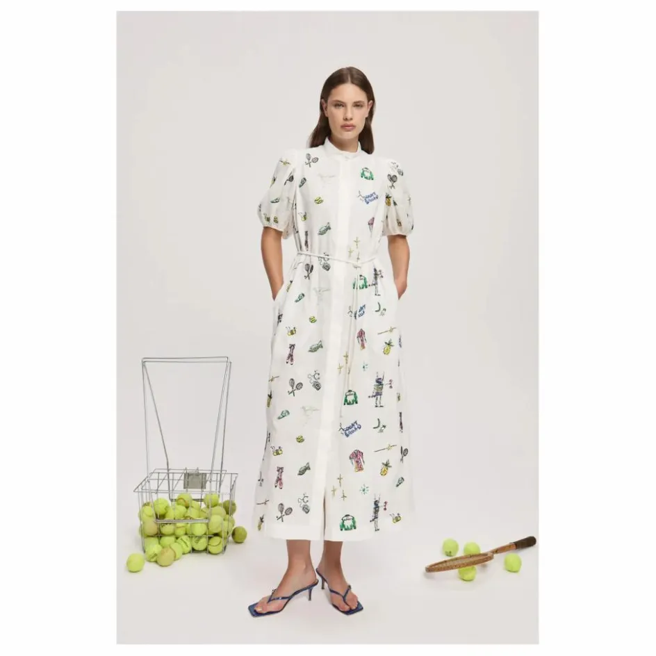 Femme Alémais Robes, Combinaisons*Robe Play Brodée Lin |