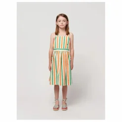 Clearance Bobo Choses Robe Rayée | Ecru