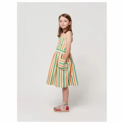 Clearance Bobo Choses Robe Rayée | Ecru