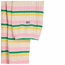 Clearance Bobo Choses Robe Rayée Côtelée Coton Bio | Ecru
