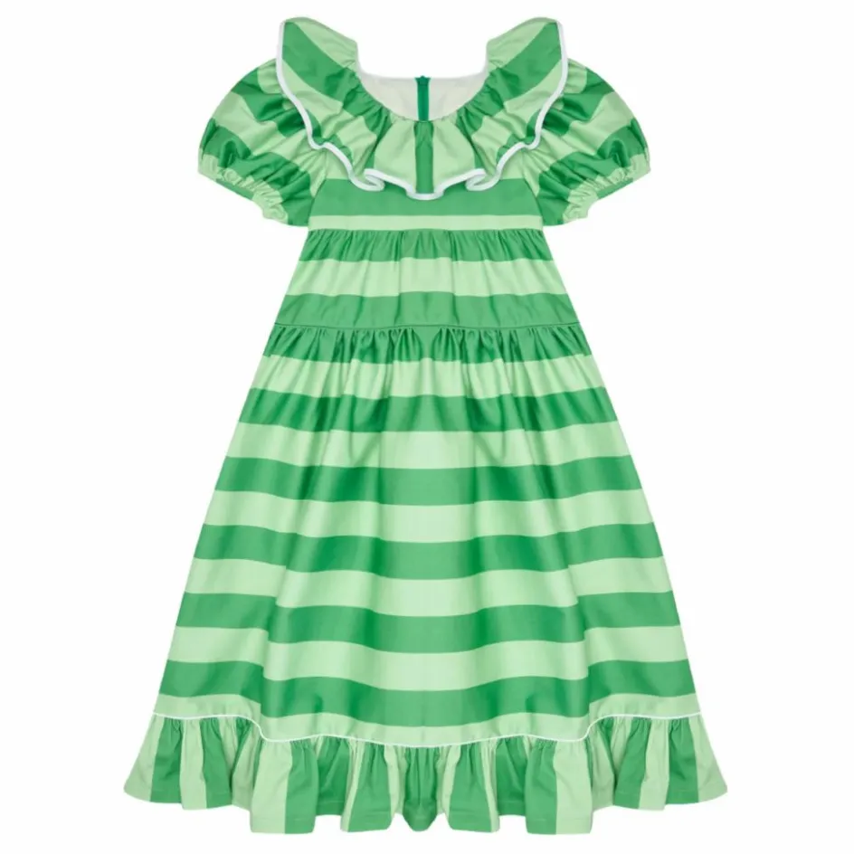 The Middle Daughter Robe Rayée Popeline de Coton ||Enfant Robes, Combinaisons