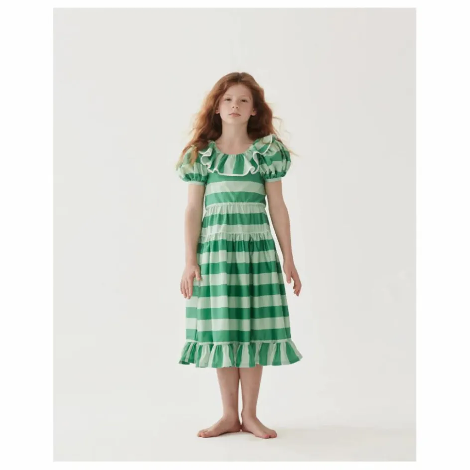 The Middle Daughter Robe Rayée Popeline de Coton ||Enfant Robes, Combinaisons