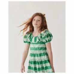 The Middle Daughter Robe Rayée Popeline de Coton ||Enfant Robes, Combinaisons