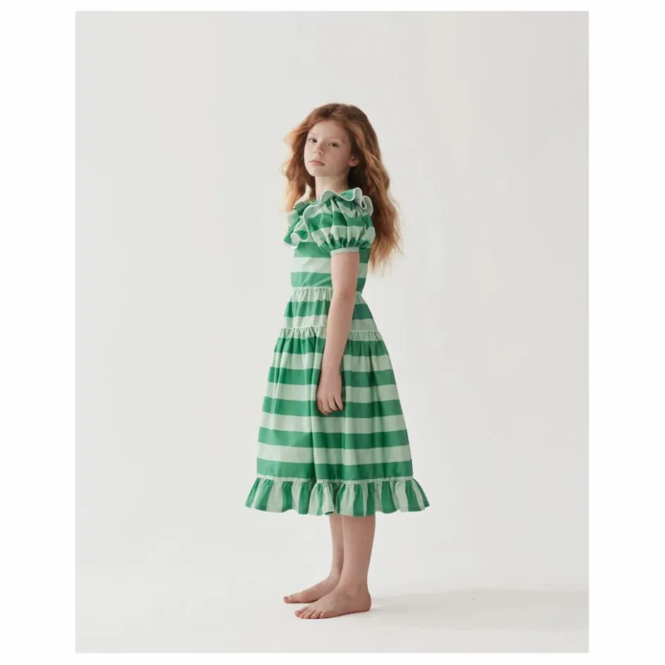 The Middle Daughter Robe Rayée Popeline de Coton ||Enfant Robes, Combinaisons