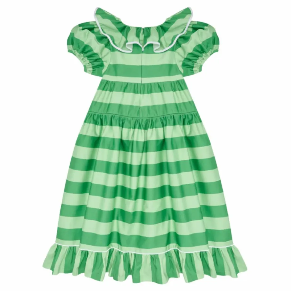 The Middle Daughter Robe Rayée Popeline de Coton ||Enfant Robes, Combinaisons