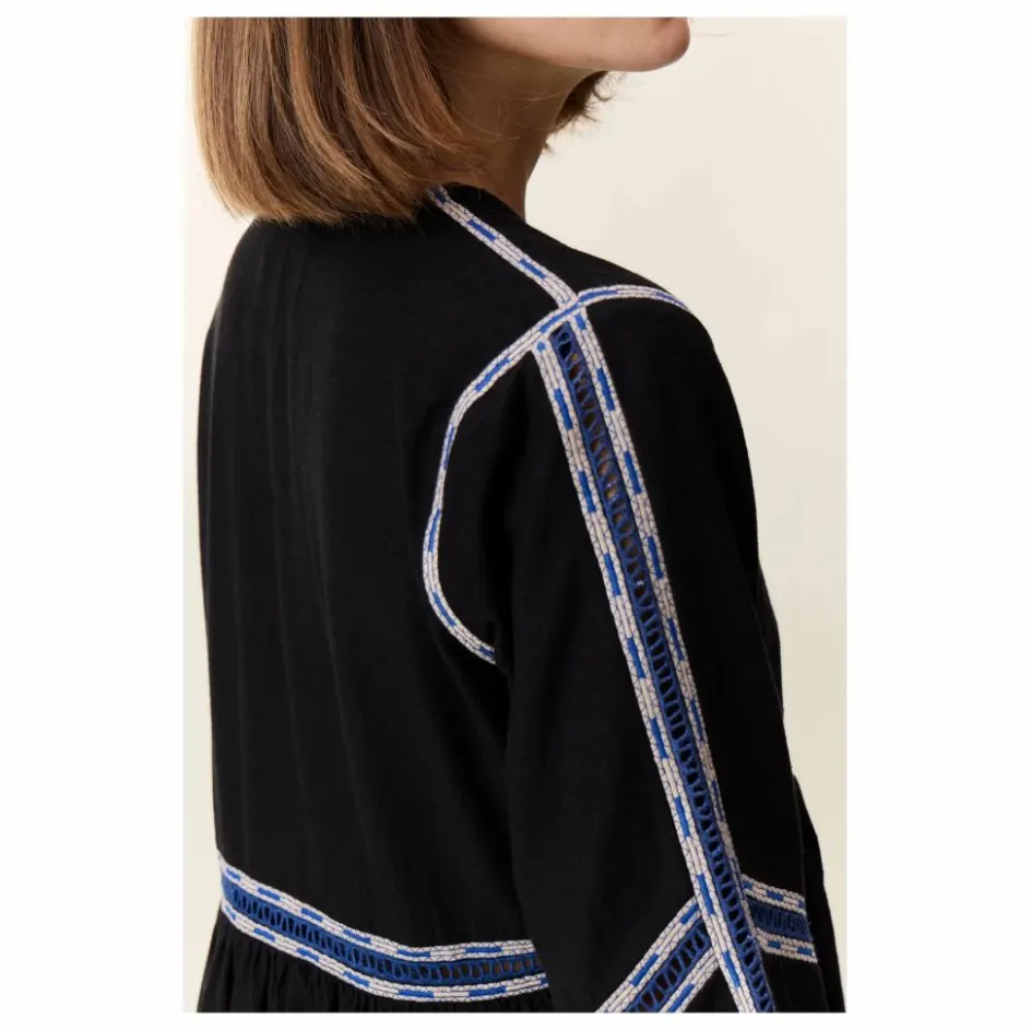 Discount Leon & Harper Robe Reeta Lad | Noir