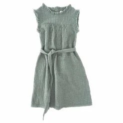 Online Longlivethequeen Robe Ruchée | Gris vert