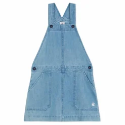 Hot Petit Bateau Robe Salopette Meduse Denim | Bleu jean