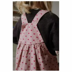 Enfant Konges Sløjd Robes, Combinaisons|Robes*Robe Salopette Nola Cœurs Coton Bio |