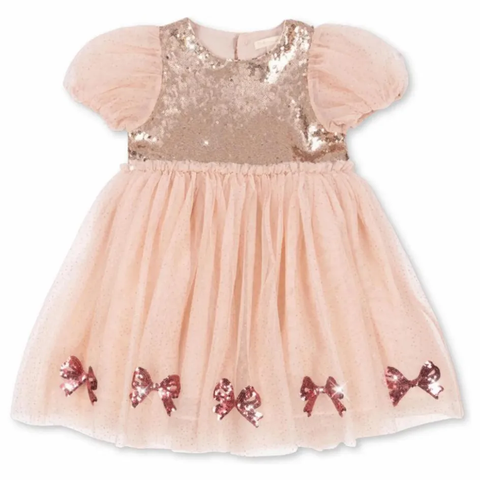 Sale Konges Sløjd Robe Sequins Mei Tulle | Rose pâle