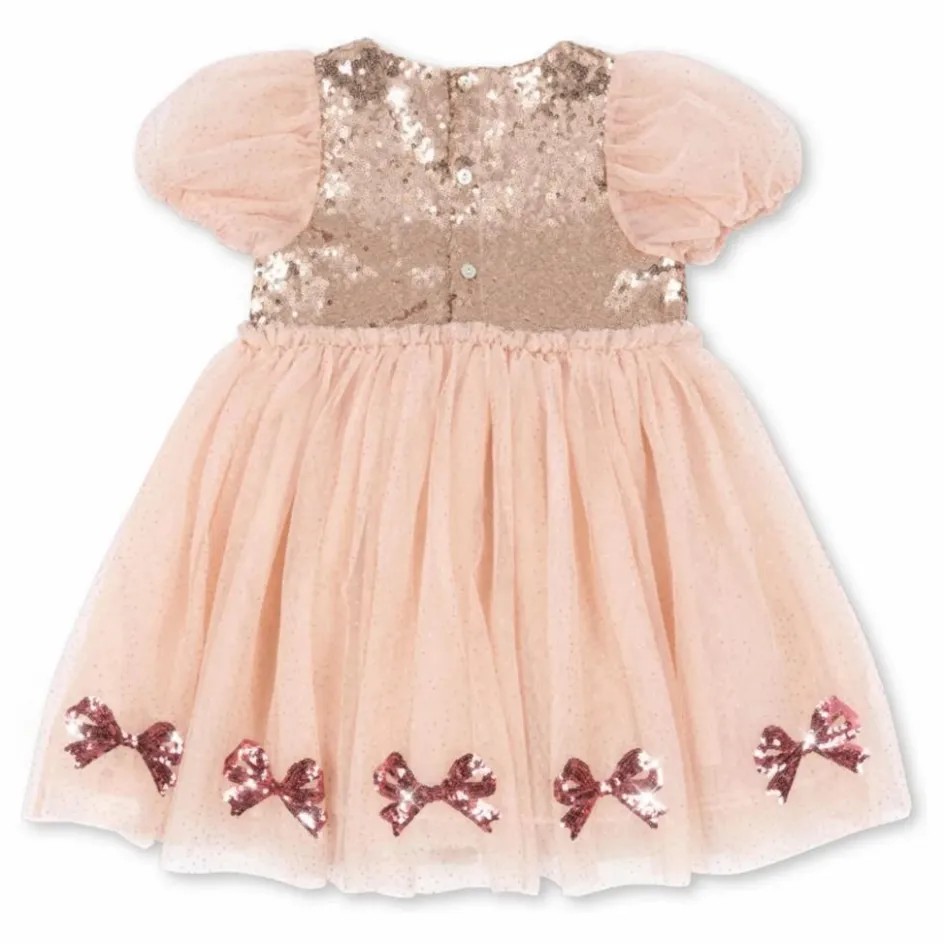 Sale Konges Sløjd Robe Sequins Mei Tulle | Rose pâle