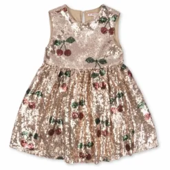 Konges Sløjd Robe Sequins Starla Cerises ||Enfant Robes, Combinaisons|Robes