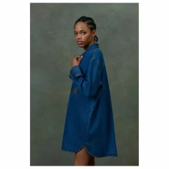 Sale Louise Misha Robe Siana Denim - Collection Femme | Bleu