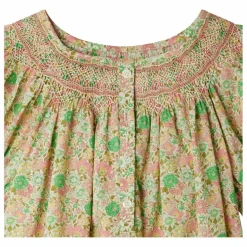 Enfant Bonpoint Robes, Combinaisons*Robe Smockée Jarah Liberty Coton Bio |