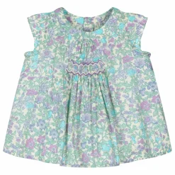 New Robe Smockée Pais Liberty Coton Bio | Robes