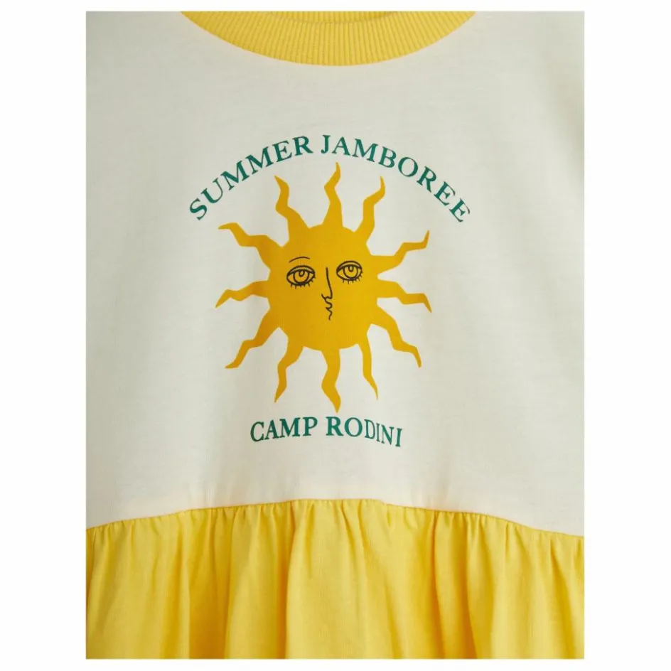 Clearance Mini Rodini Robe Sun Coton Bio | Ecru