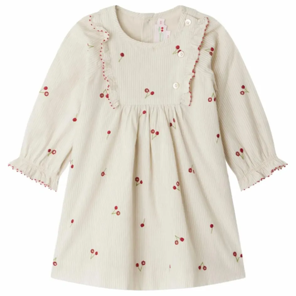 Clearance Bonpoint Robe Taelia Coton Bio | Ecru