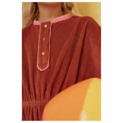 Hot Marlot Paris Robe Thelma Eponge | Rouille