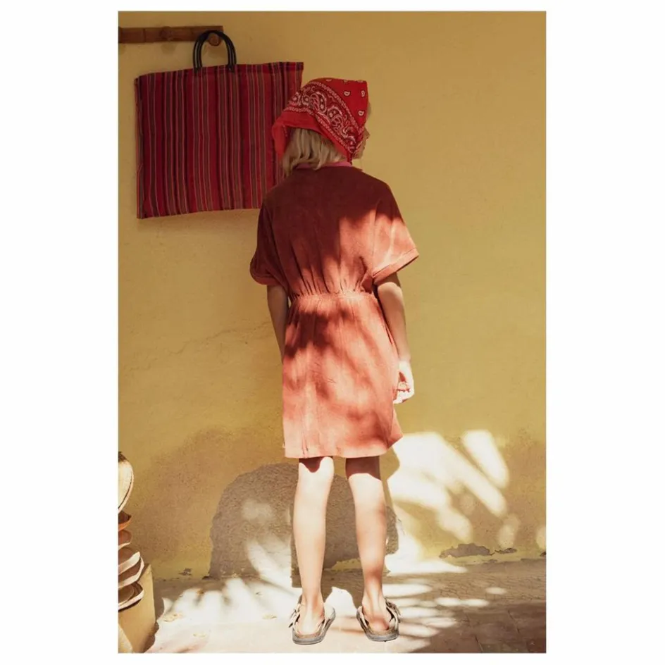 Hot Marlot Paris Robe Thelma Eponge | Rouille