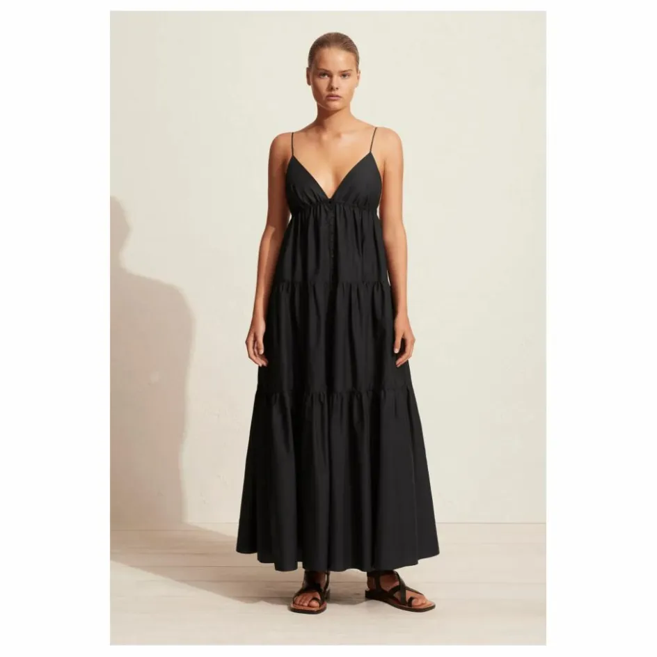 Clearance Matteau Robe Triangle Tiered | Noir