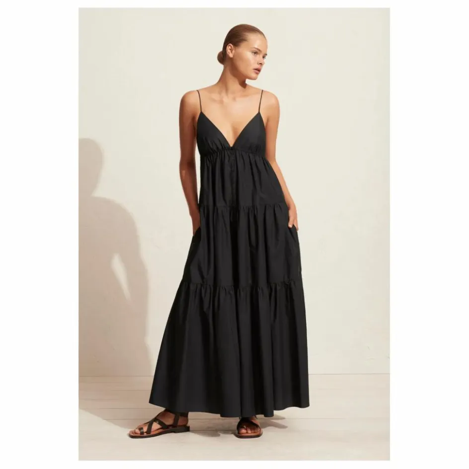 Clearance Matteau Robe Triangle Tiered | Noir