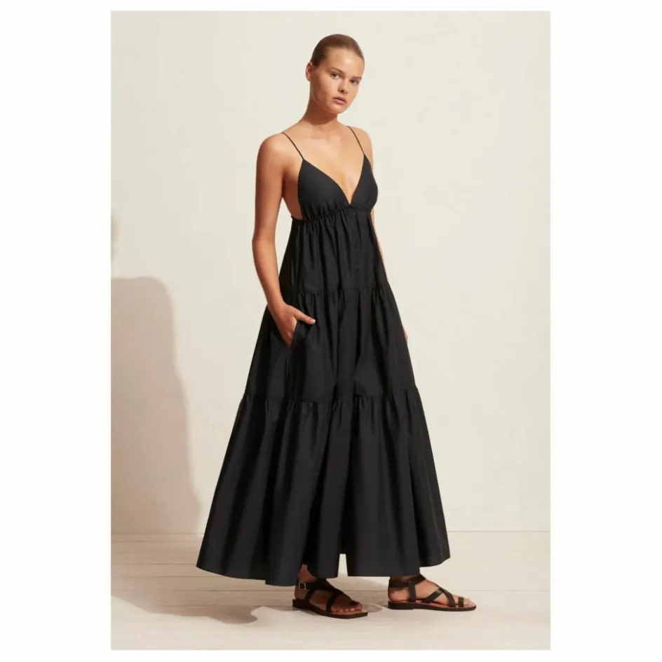 Clearance Matteau Robe Triangle Tiered | Noir