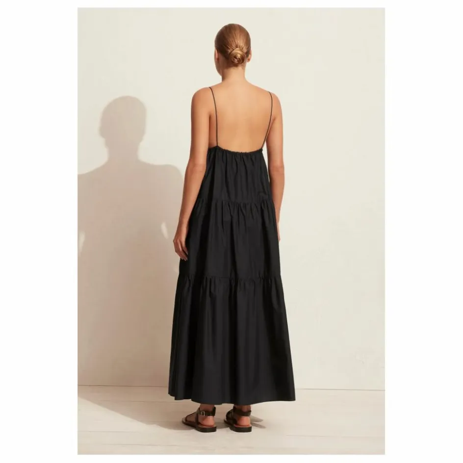 Clearance Matteau Robe Triangle Tiered | Noir