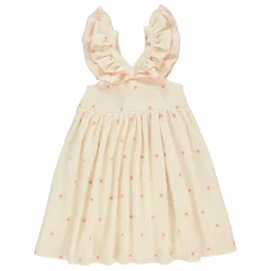 Online Bebe Organic Robe Tulipes Coton Bio | Beige