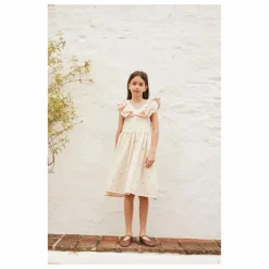 Online Bebe Organic Robe Tulipes Coton Bio | Beige