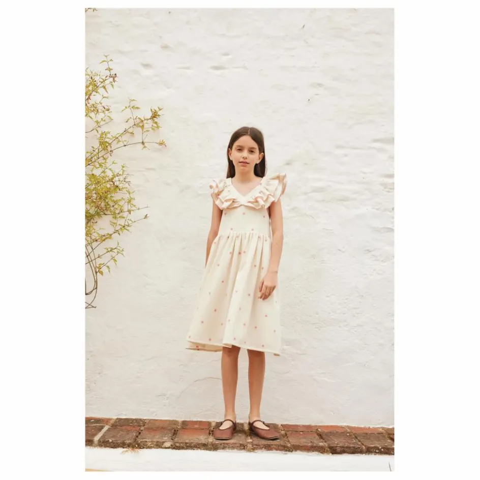 Online Bebe Organic Robe Tulipes Coton Bio | Beige