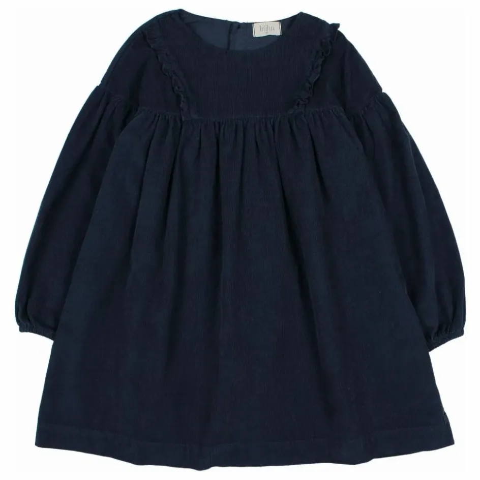Best Búho Robe Velours Côtelé Coton Bio | Bleu marine